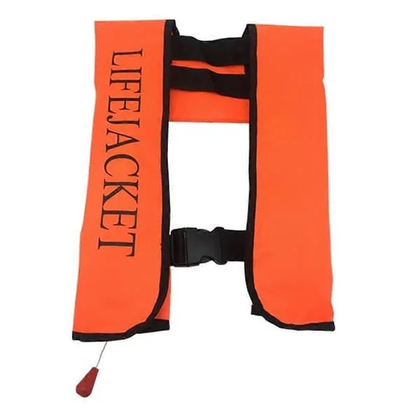 JH-CQJSY-01 Manuell Versjon Bærbar Oppblåsbar Redningsvest Voksen 300D Nylon 150N Høy Oppdrift VestB