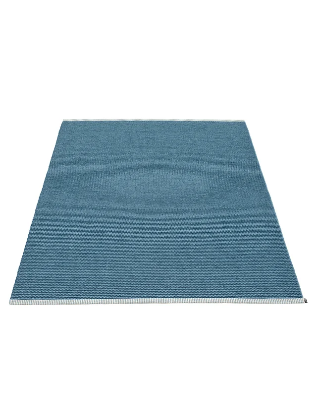 Pappelina MONO Ocean Blue - Area Rug Plastic Rugs 140 x 200 cm