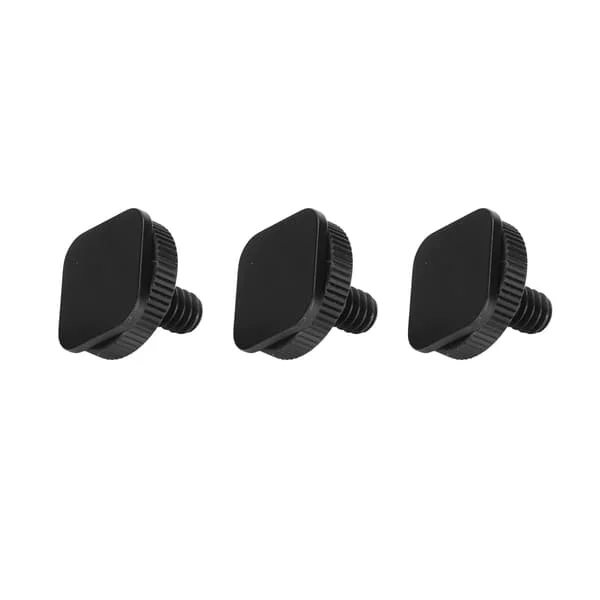 3 stk 1/4 tomme stativmonteringsskrue DSLR-kamera varm kald sko-adapterverktøy for blitser mikrofon LED-lampe
