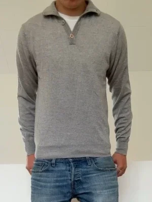 Grå Stenströms cardigan ull