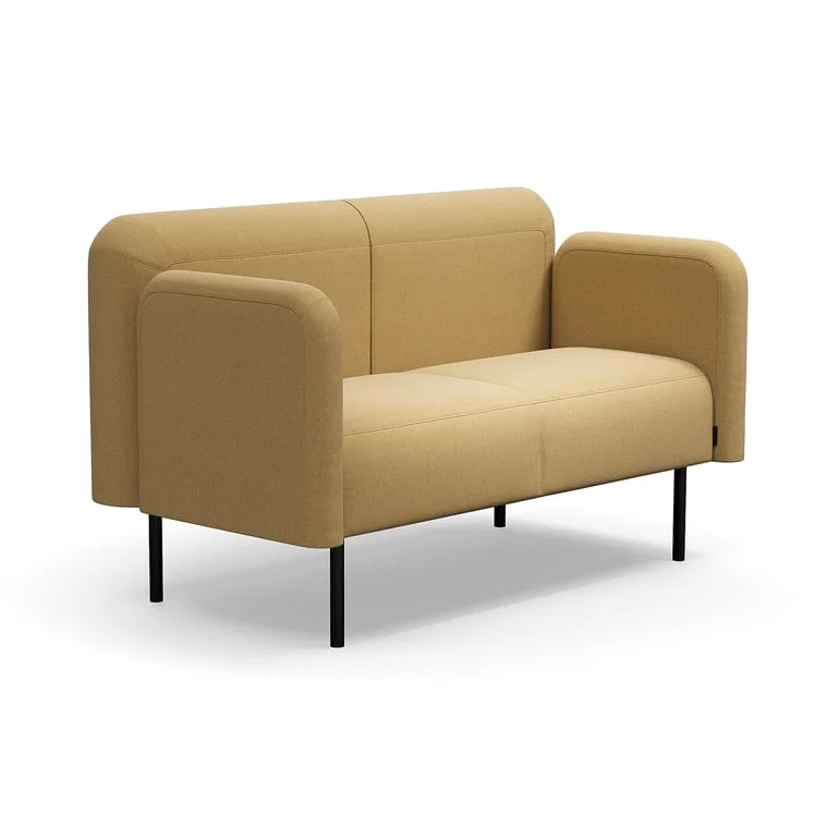 Sofa VARIETY, 2-seater, fabric Pod CS, yellow