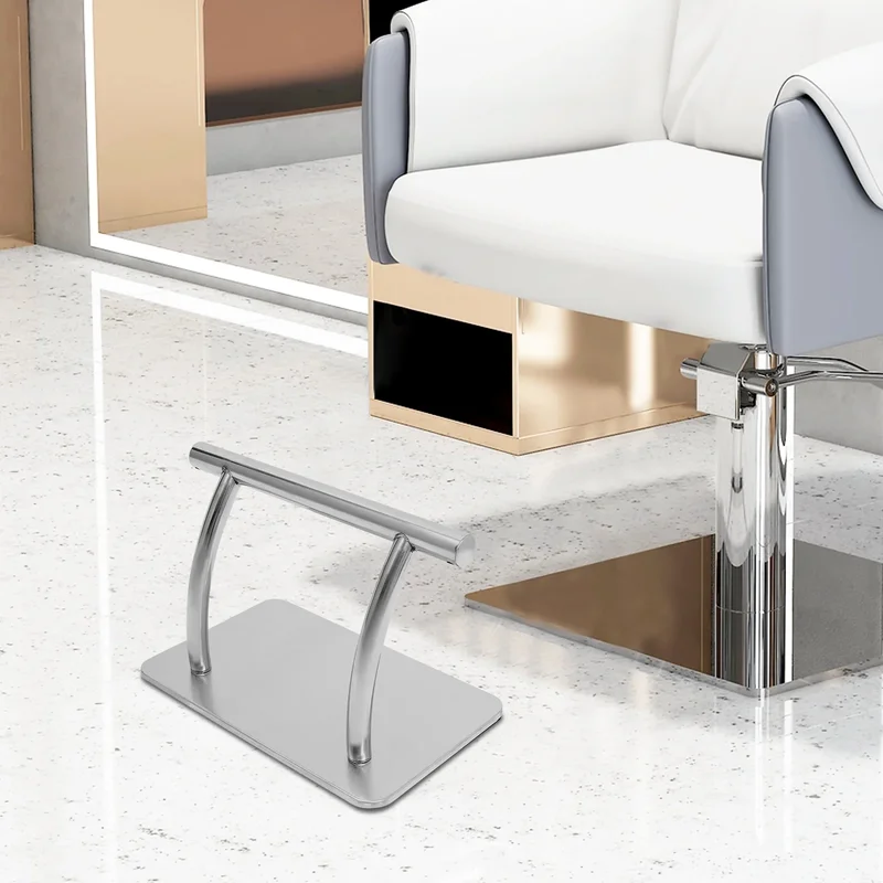 AliExpress - Professioneller Edelstahl-Fußhocker für Friseure, Ergonomischer Fußstuhl für Friseurstuhl und Büro, Rutschfeste Basis
