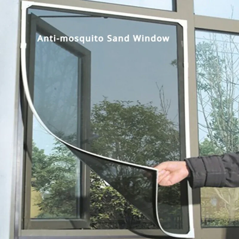 AliExpress - DIY-Moskitonetz für Bett, Fenster, Heimtextilien, das Netz für den Innenbereich, selbstklebend, Anti-Insekten- und Fliegengittervorhänge,