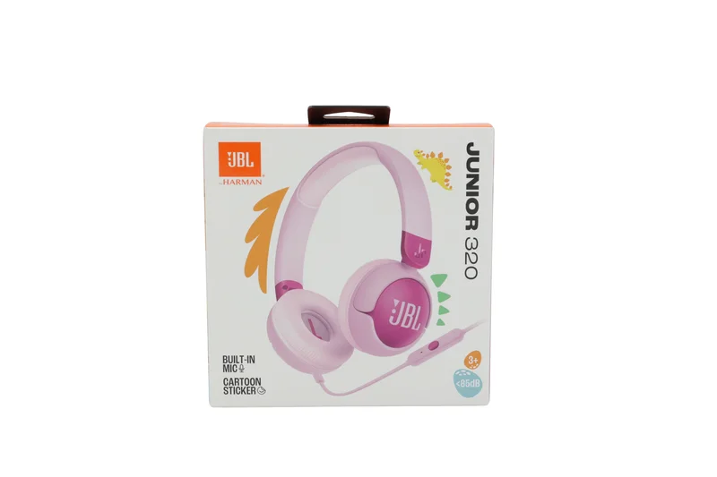 JBL Junior 320 on-ear-hodetelefoner med kabel og mikrofon for barn, lilla