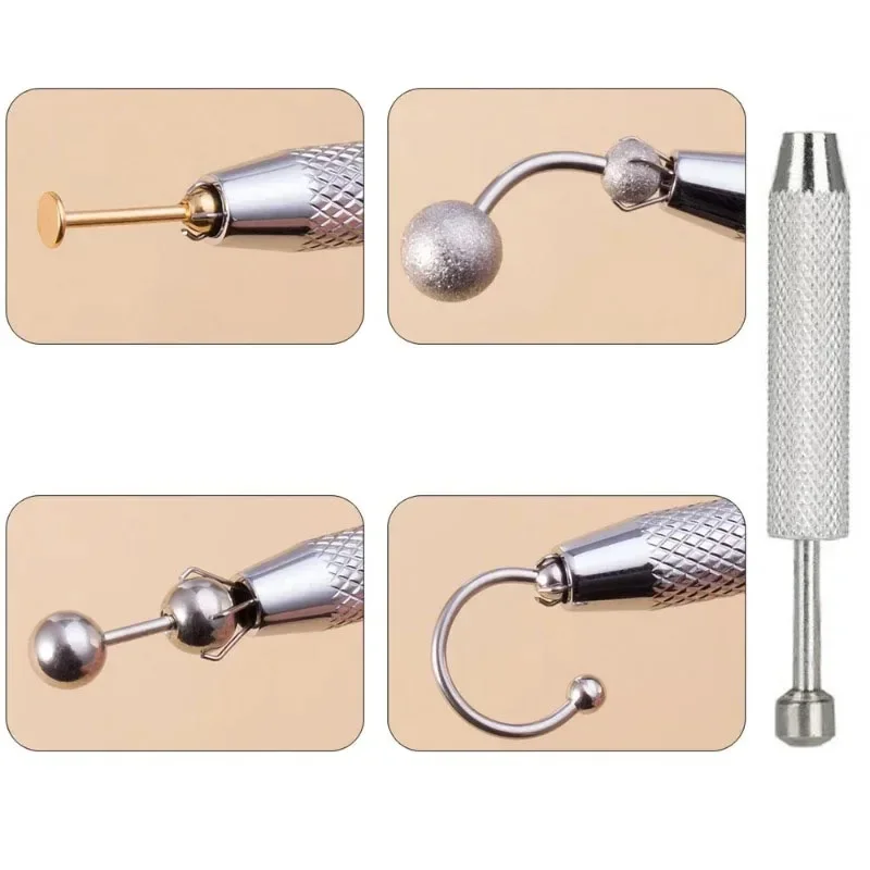 AliExpress - 1Pc Vier Klauwen Kralen Houder Pick-Up Tool Diamant Edelstenen Prong Houder Tweezer Catcher Grabber Body Piercing strooi Pen Tool