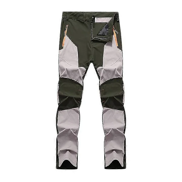 Windproof, Waterproof, and Breathable Quick-Drying Hiking Pants for Men KhakiGreen