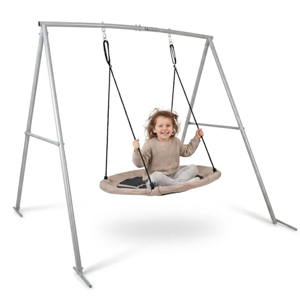 Fågelbogunga med Ställning 100 cm HyperMotion Beige Grå