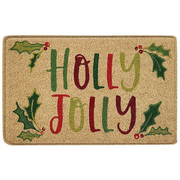 Christmas Doormat Welcome Decor Non-Slip Doormats Decoration Kitchen Foot Mat Bedroom Carpet A