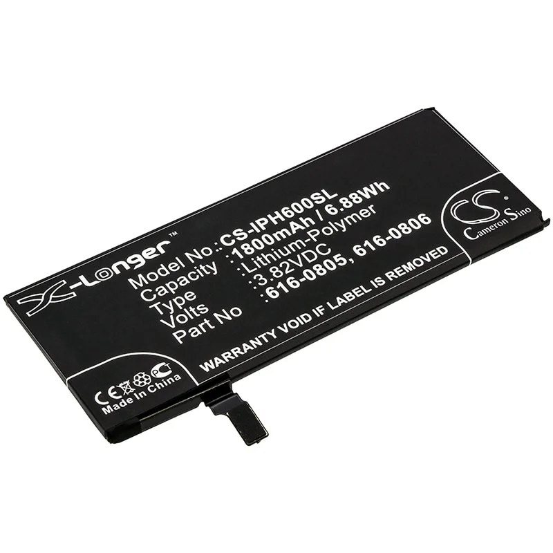 Batteri for SmartPhone, Mobil for Apple iPhone 6, A1586, A1589 og andre.