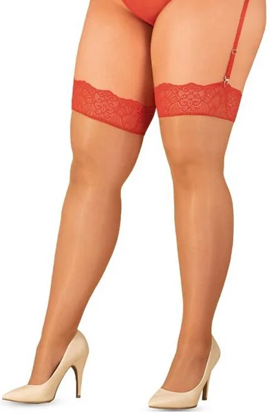 Obsessive Loventy Stockings XXL/XXXL Stay-ups - Blushme.se