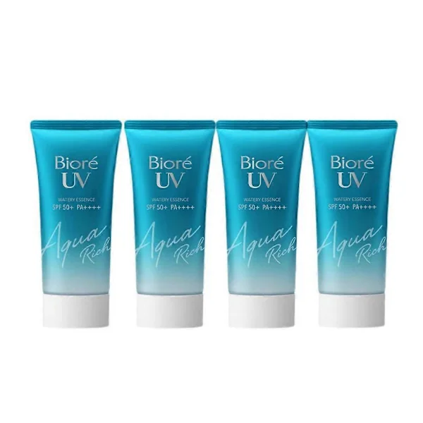 【BQ】Biore UV Aqua Rich Daily Hydrating Facial Moisturizer with SPF 50 Sunscreen & Primer for Makeup with Hyaluronic Acid, PA++++ 50ml