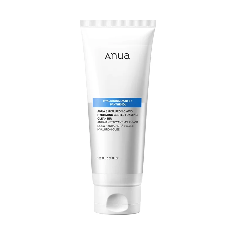 ANUA Viso HYALURONIC ACID 8+ PANTHENOL Hydrating Gentle Foaming Cleanser 150ml - Gel detergente