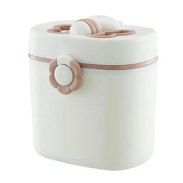 Replacement Container Box Infant Complementary Food Storage Box Portable Milk Powder Container Carry Case for Toddler Travel White L