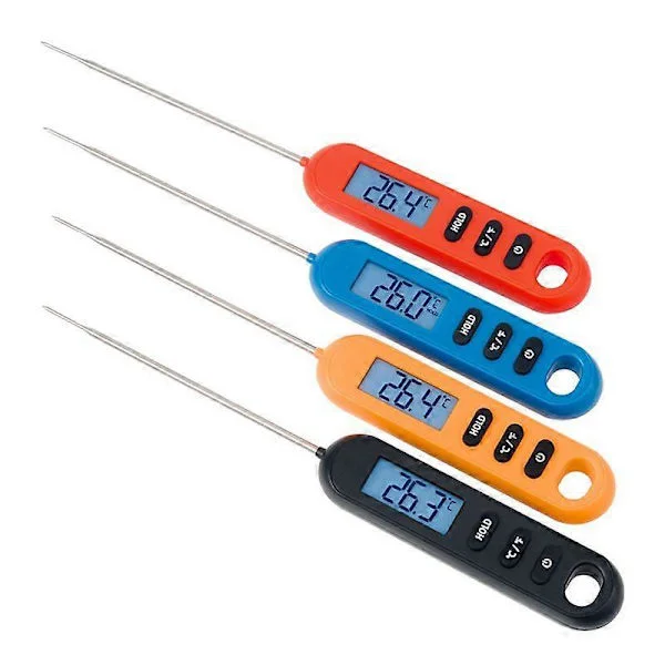 1-pack Kök Mat Kött Termometer Mjölk Temperatur Probe Elektronisk Termometer Grill