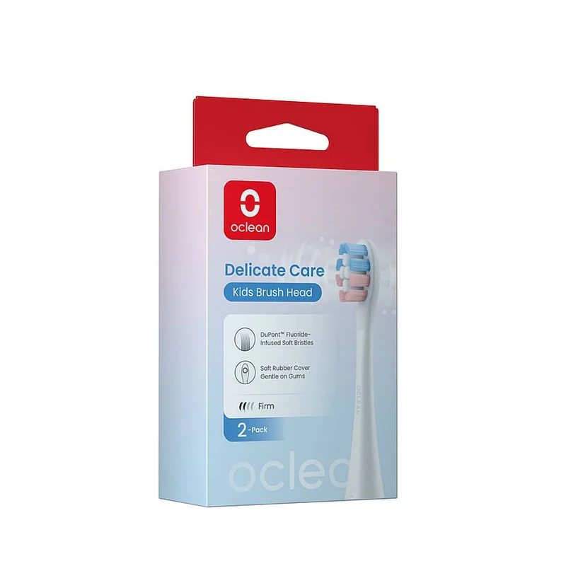 Oclean Børstehoveder Kids / Børn 2-Pak Hvid, Medicin & Pleje, Tandbørster, Børstehoveder