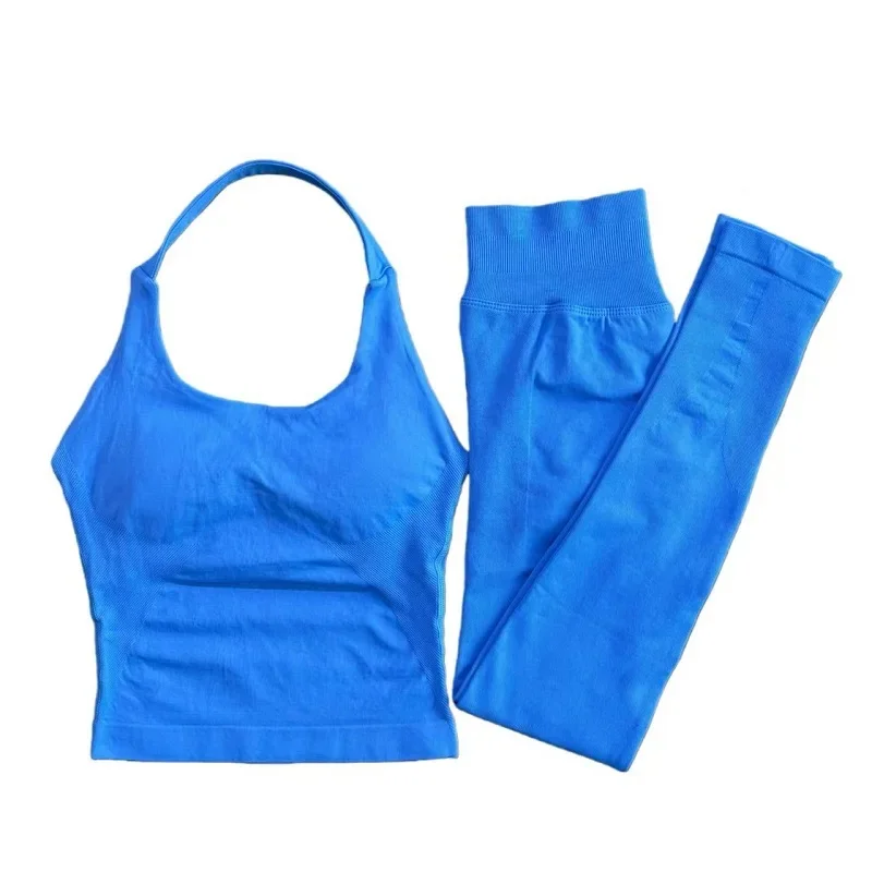 AliExpress - 2 pièces vêtements de sport femmes Yoga ensemble vêtements de sport vêtements de sport Yoga costumes Fitness ensemble survêtements haut 