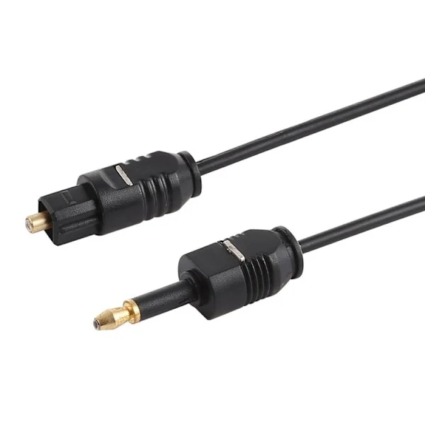 1m Digital Optisk Ljudkabel till 3.5mm AUX / Toslink-kabel