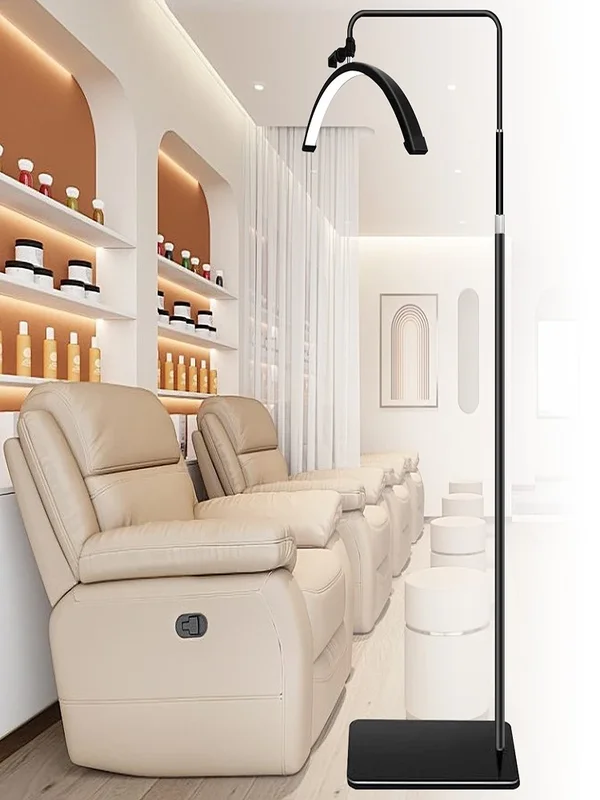 AliExpress - OWJHE 360 ° Drehbare Wimpernlampen Halbmond-Licht LED-Mondlampe Fotografie-Aufhellungslicht für Wimpernverlängerung Beauty-Stehlampen