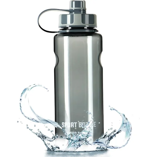 Water Bottle 1.5L Sports Water Bottle, Leak-proof Carbonated Water Bottle, Reusable for Sports