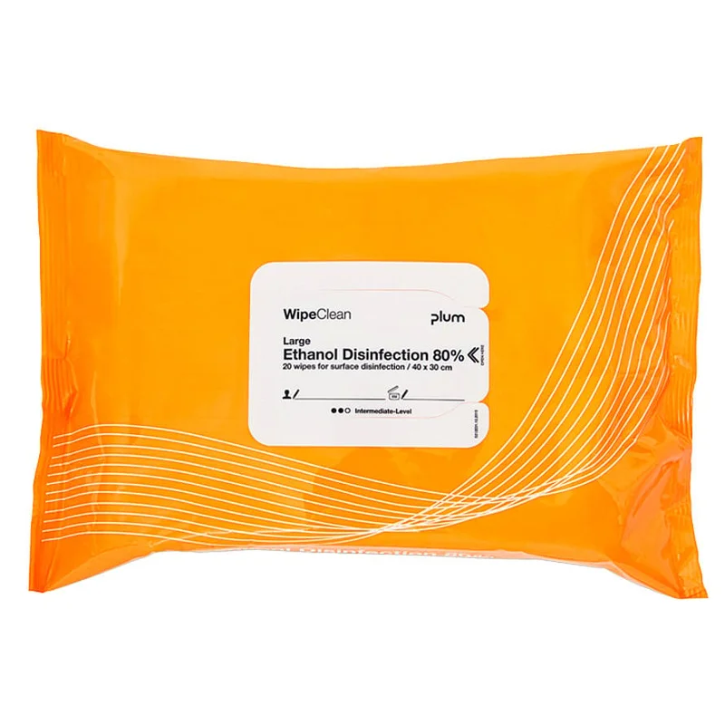 Plum WipeClean Overfladedesinfektion Large 20 stk., Tøj & Bolig, Husholdning, Rensning & Desinfektion