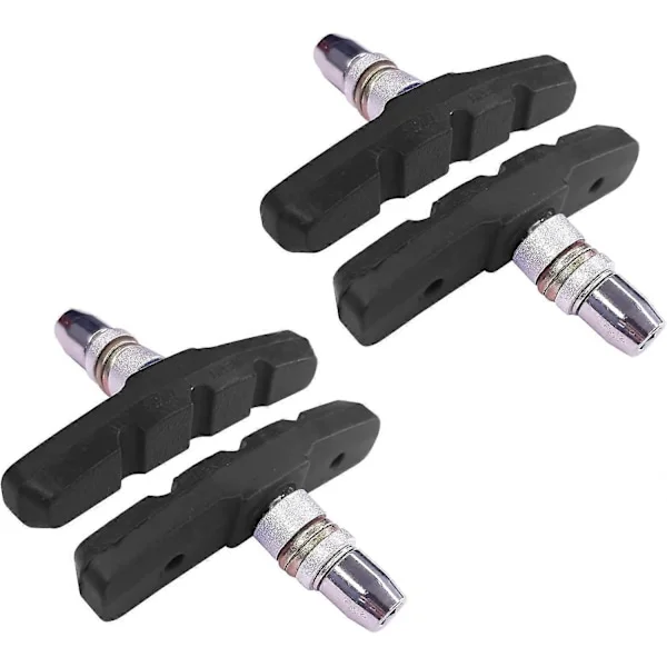4x Cykelbromsbelägg 2 Par 60mm Symmetriska V-bromsar Kompatibla Med För Shimano Tektro Avid Sram Fälgbroms Cykel Mtb Vtc City - SNNGV [db]