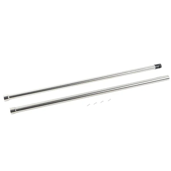 58-98cm uttrekkbar teleskopstang i rustfritt stål, kleshengerstang, klesorganisator for garderobeskap