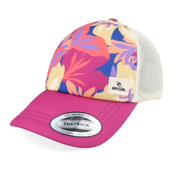 Rip Curl - Rose trucker Casquette - Mixed Yardage Fuchsia Trucker @ Hatstore