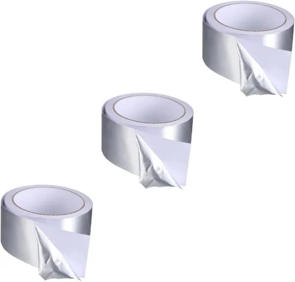 3 rullar aluminiumfolie tejp isolering lim för tätningar ventilationskanaler bilpanel reparationer värmebeständig tejp