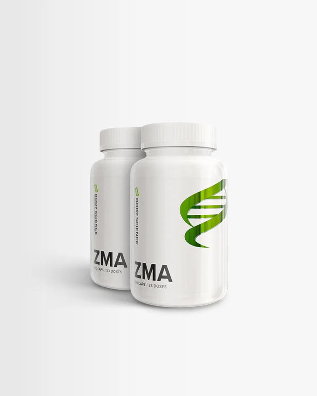 2 x ZMA - 100 kapselia - Body Science - Vitamiinit ja kivennäisaineet, Sinkki, Magnesium