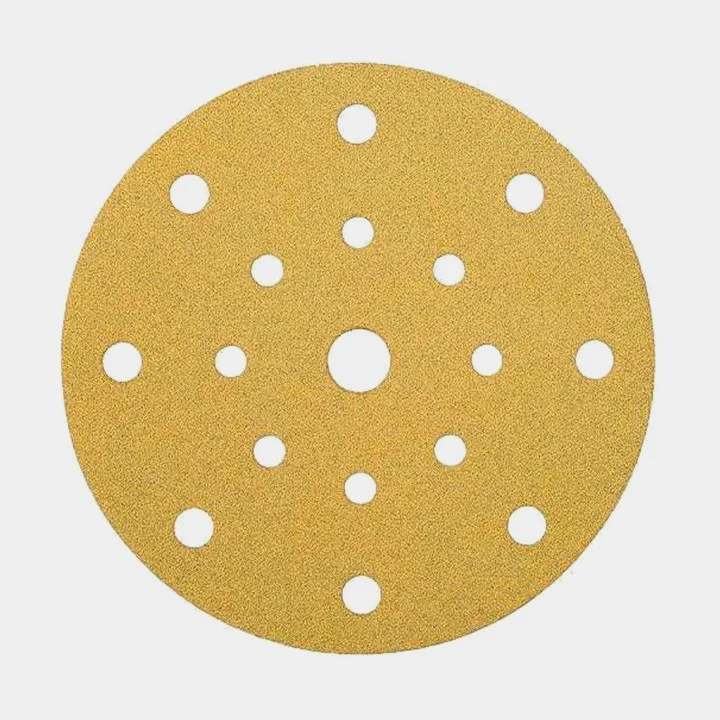 Sliberondeller Mirka Gold, Ø125 mm Grip 17 huller, P40, 10-pak