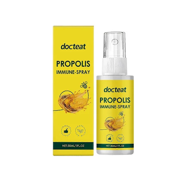 Propolis munspray för fräsch andedräkt, tandköttskomfort, immunförstärkning, sockerfri, 30 ml
