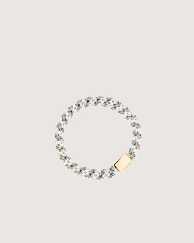 Dark Department Fat Hair Tie W/Gold Blå Accessoarer Tjej - Kids Brand Store