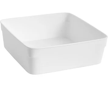 Nordiska Plast Småförvaring 148x148mm Vit till Flexible Clear - Förvaringsbox i plast, 14,8 x 14,8 cm