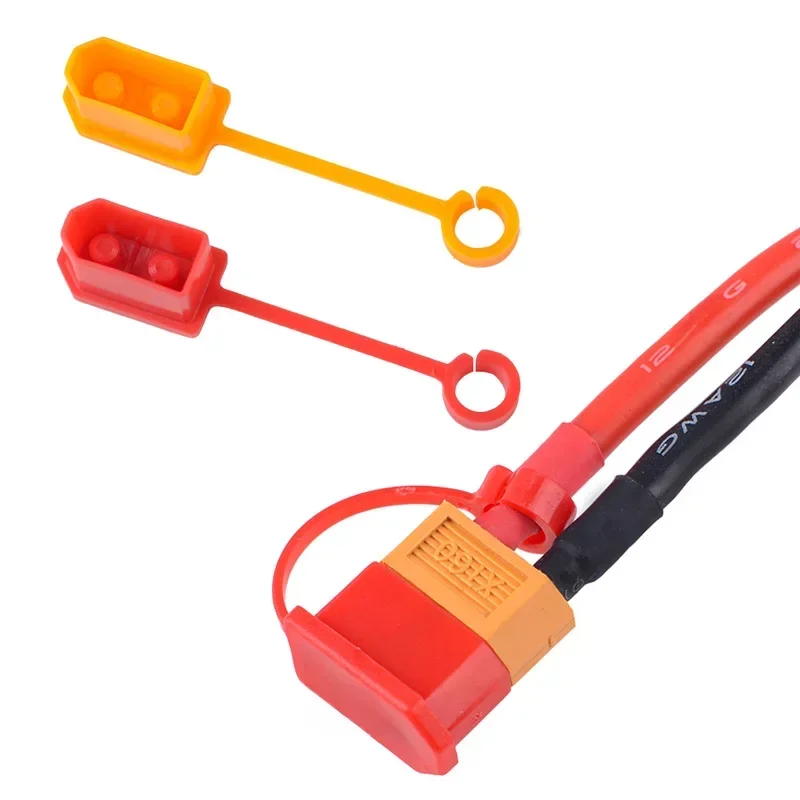 AliExpress - 10 Teile/los Rot Orange XT60 Stecker Gummi Terminal Isolierte Schutzhülle Kappen Fall Geeignet für Rc Lipo Batterie Staub-Proof kappen