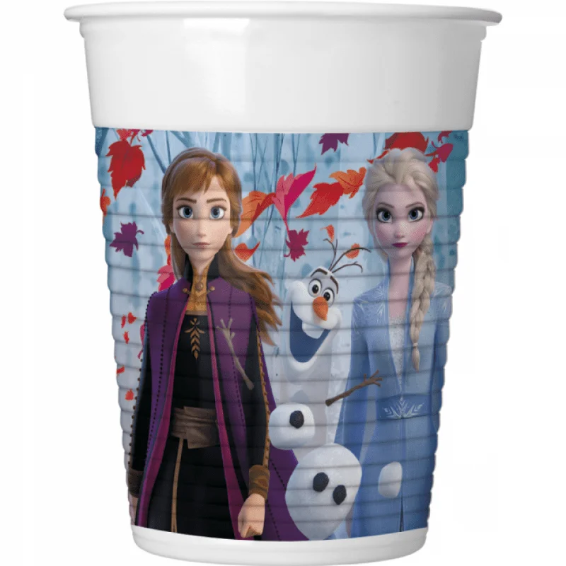 Frost 2 Plastmugg 8-pack - Frost/Frozen Kalas Dekoration - Kalaslagret.se