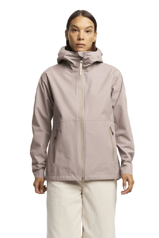 Tenson Misty Shell Jacket Women Träningsjackor Dam Beige XL