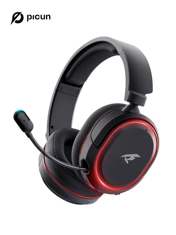 AliExpress - Picun G2 2,4G Wireless Gaming Headset Bluetooth Kopfhörer 5ms Niedrige Latenz 7,1 Surround ENC Mikrofon Für PC PS4 PS5 Telefon Schalter