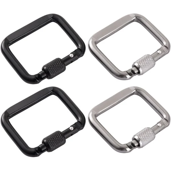 4 Pieces Climbing Carabiner Hooks, Small Carabiner Hooks, Keychain Carabiner Hooks