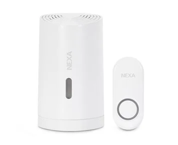 Nexa MLR-1922 Dörrklocka batteridriven set - Batteridriven smart dörrklocka med medföljande tryckknapp
