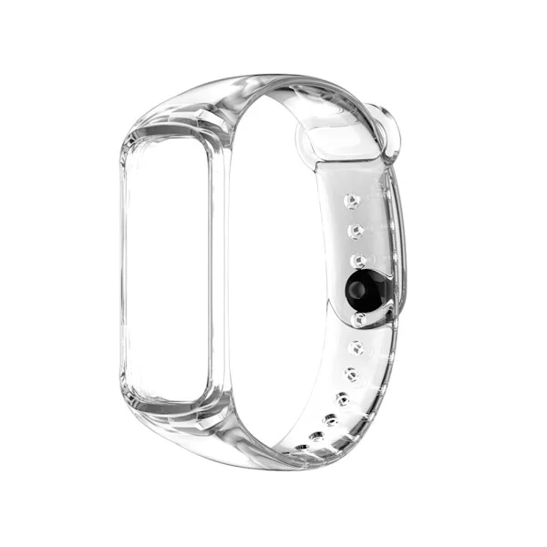 Ersättningsarmband kompatibelt med Samsung Galaxy Fit2 Mjukt, klart TPU-färgat handledsband