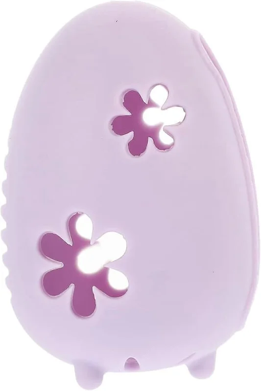 Svampopbevaringsbeholder kosmetisk puffholder pudderpuffbeholder makeup puffholder makeup pudderpuff etui makeup puff lilla