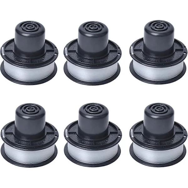 A6226 Siimapuola Yhteensopiva Black And Decker Auftipp Automaattisen Ruohotrimmerin Gl250 / Gl310 / Gl360 / Gl360sb Kanssa, 6 m Siima, 6 kpl (FMY)