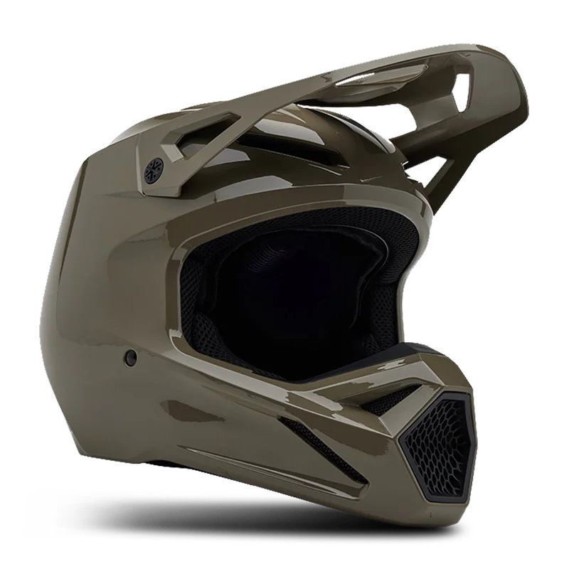 Kask Cross FOX V1 Solid Popielaty M
