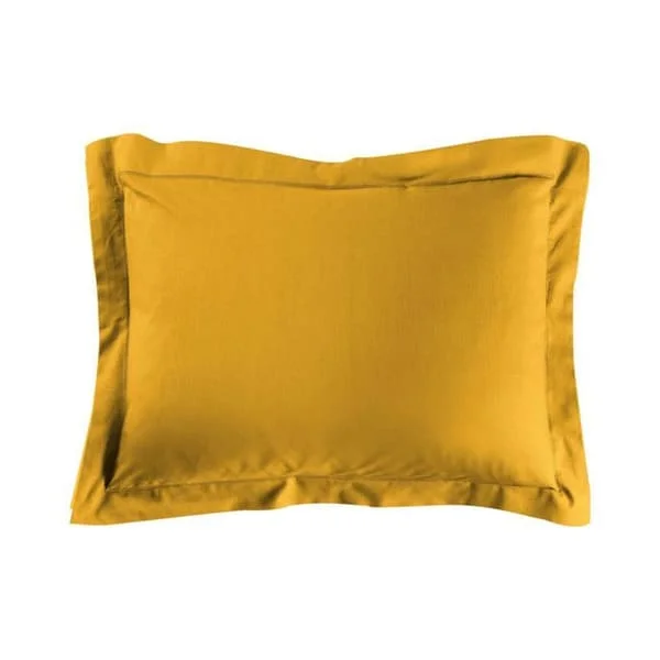Rektangulärt örngott 50x70 cm - 100% bomull - Gul