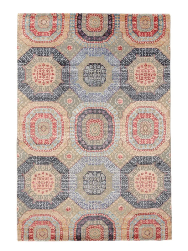 Abstract Contemporary Design Rug 160X240 Wool