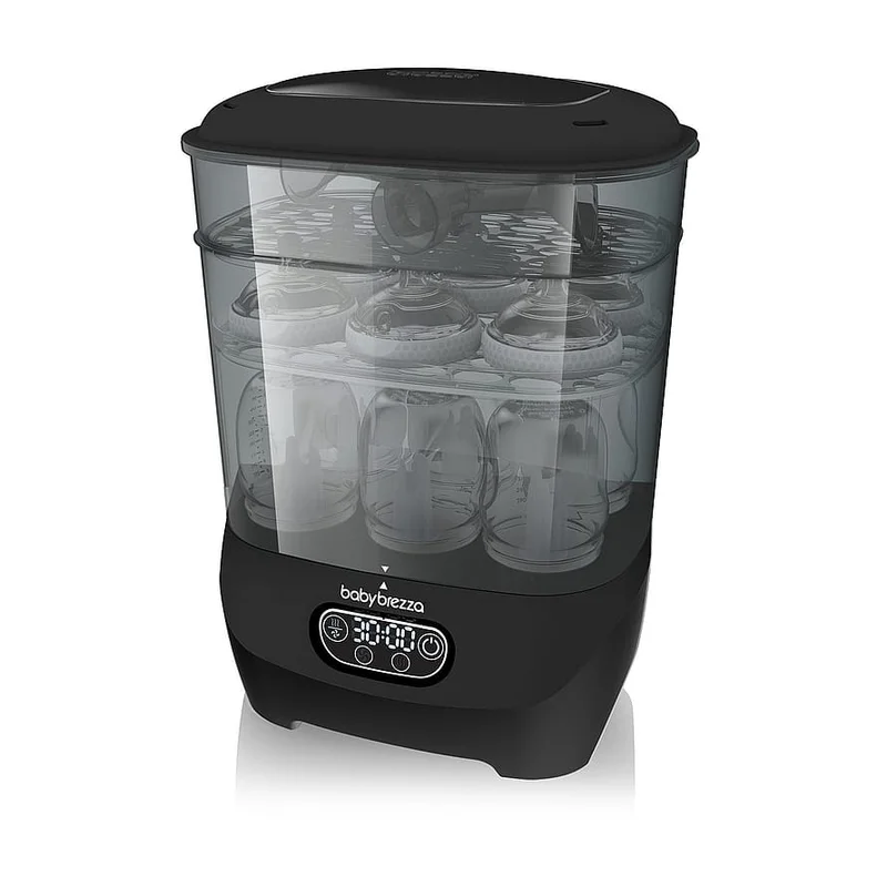 Baby Brezza Sterilizer Dryer Advanced Black, Børn & Forældre, Sutteflasker & Tilbehør, Sterilisatorer