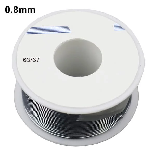 100g 0,6/0,8/1,0/1,2/1,8mm 63/37 Kolofoniumkärna Lödtenn Tenn Ledningstråd Rulle [dB}