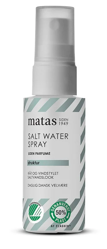 5 for 70,-, Matas Striber Salt Water Spray Uden Parfume 50 ml, Hår, Hårstyling, Saltvandsspray