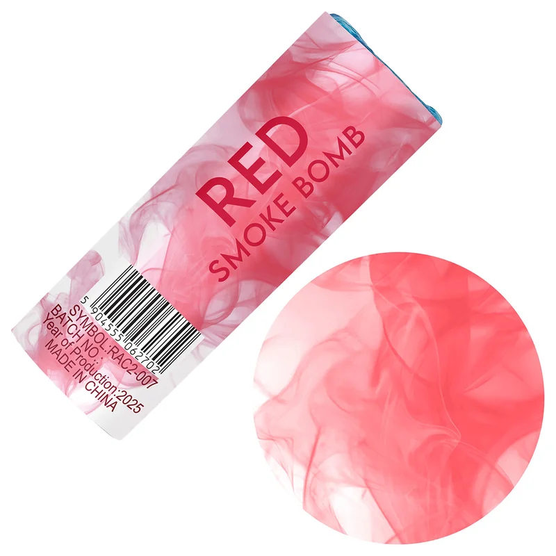 Rökbomb Röd 11,5 cm 5-pack