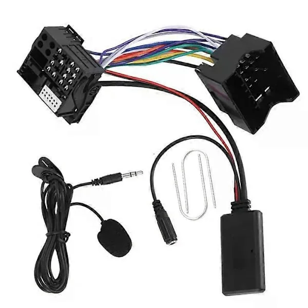 Til Peugeot 206 207 307 301 407 Til Citroen C4 C5 C6 Berlingo RD4 Radio Sele Mikrofon Håndfri Bluetooth 50 AUX Adapter